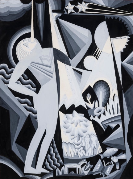 Winold Reiss (1886-1953), Composition IV, n.d.