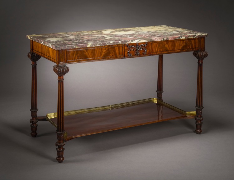 Pier Table with Carved Tablet in the Neo-Classical Taste, about 1805&ndash;10