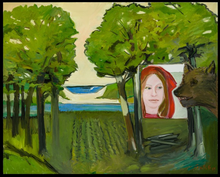 Cornelia Foss (b. 2025), &quot;Untitled,&quot;&nbsp;2025. ​​​​​​​Oil on canvas 48 x 60 in.