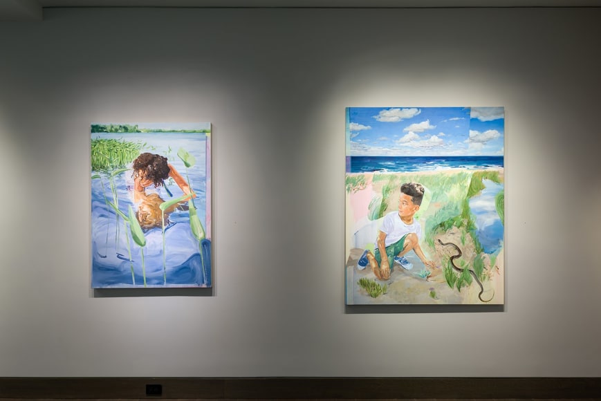 installation view of James Everett Stanley "From the narrow place" at Hirschl & Adler Modern, New York