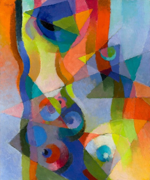 Stanton MacDonald-Wright (1890-1973), Synchromy, Kyoto, 1964