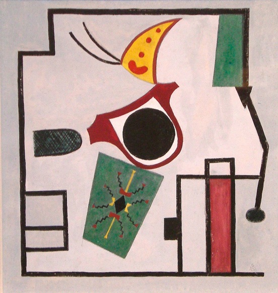 George L.K. Morris (1905-1975), Aerial View: Adobe Hut, circa 1935