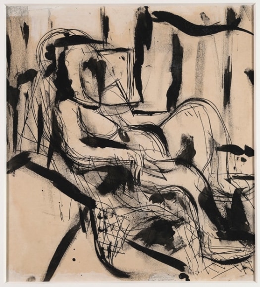 Grace Hartigan (1922-2008), Seated Figure I, circa 1952