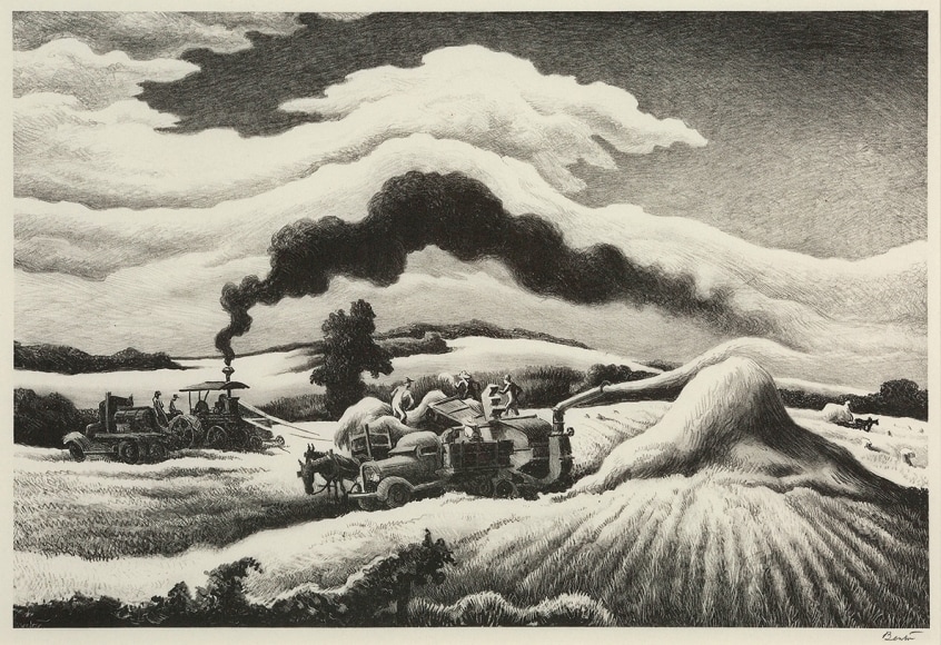 Thomas Hart Benton (1889-1975), Threshing, 1941