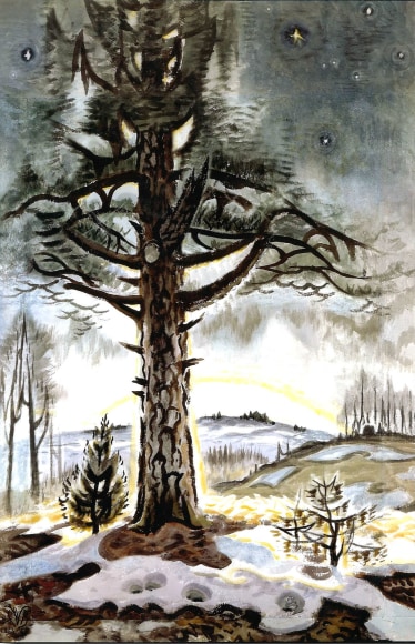Charles Ephraim Burchfield (1893-1967), Late Winter Dawn, 1956-1965
