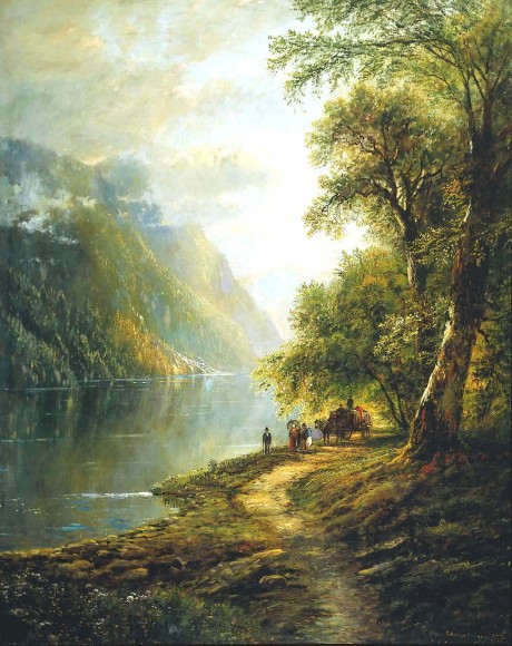 Edmund Darch Lewis (1835-1910), Delaware Water Gap, 1877