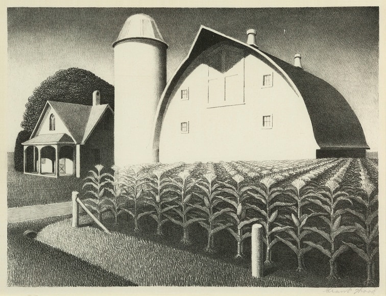 Grant Wood (1892-1942) , Fertility, 1939