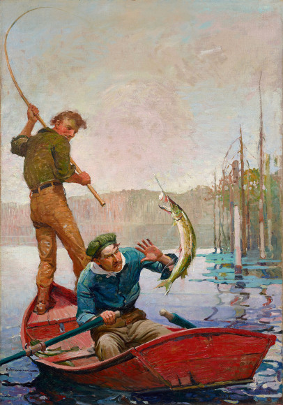 Frank Earle Schoonover (1877-1972), Pickerel, 1917
