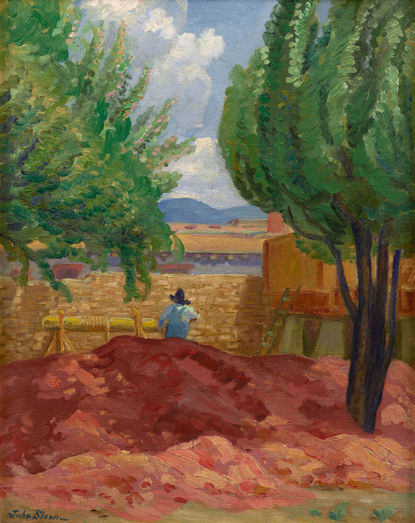 landscape with figure