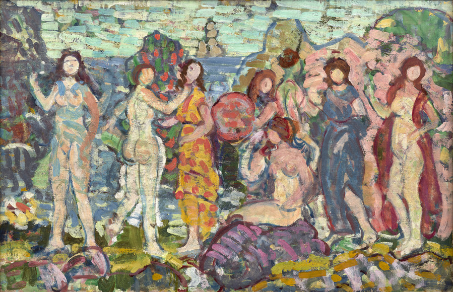figures in landscape