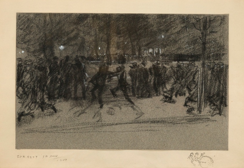 Everett Shinn (1876-1953)&nbsp;, The Band, Washington Square