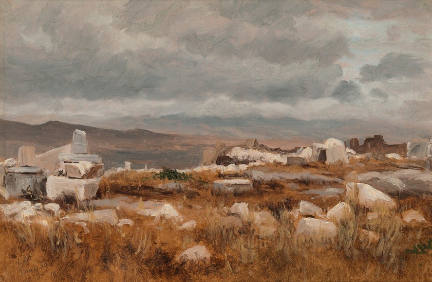 Lockwood de Forest (1850-1932), Ruins in Athens, Greece