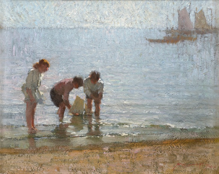 seascape with children