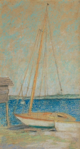 Julian Alden Weir (1852-1919), Study for &ldquo;Sailboats&rdquo;, circa 1913