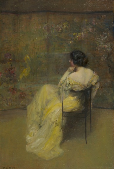 Edward August Bell (1862-1953), The Japanese Screen, 1912