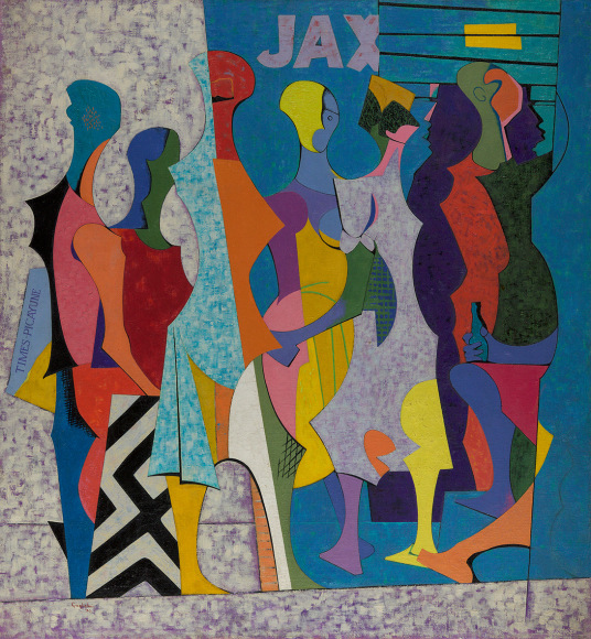 O. Louis Guglielmi (1906-1956), Rampart Street, 1950