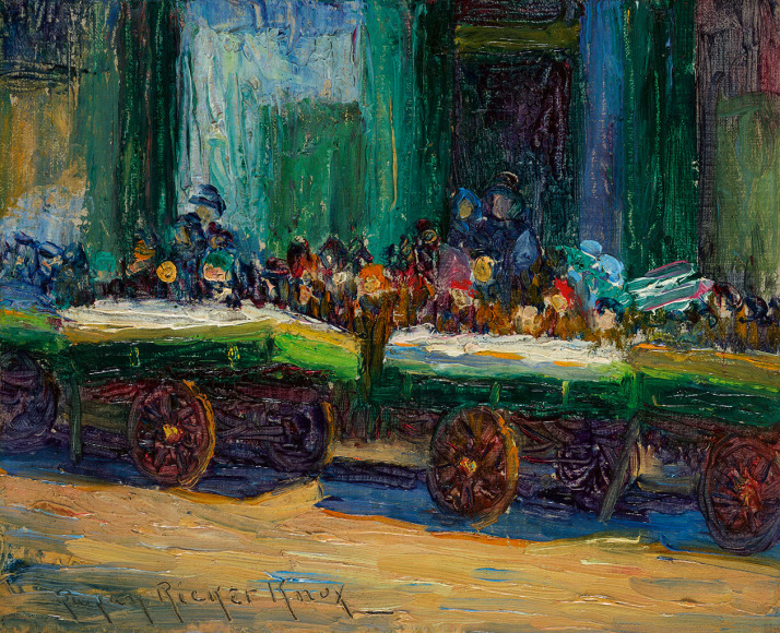 Susan Ricker Knox (1875-1959), The Cloth Market