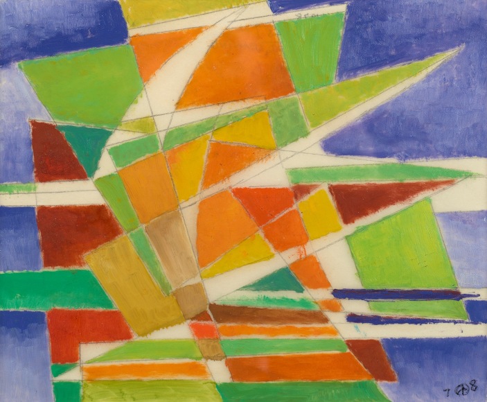 Werner Drewes (1899-1985), Backward Leaning, 1978