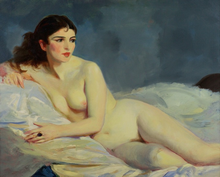 Robert Henri (1865&ndash;1929)&nbsp;&nbsp;&nbsp;&nbsp;&nbsp;&nbsp;&nbsp;, Betalo Nude, 1916