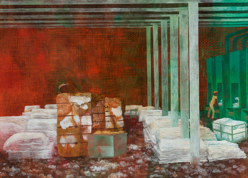 Bernard Perlin (1918-2014), Mooresville Mills Plant, North Carolina