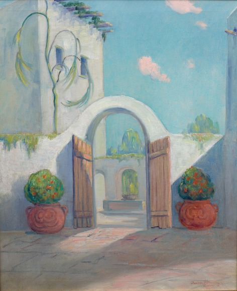 Dawson Dawson-Wastson (1864-1939), Spanish Governor&#039;s Palace, San Antonio, Texas, 1937