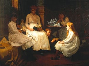 Dennis Miller Bunker (1861-1890), A Winter&#039;s Tale of Sprites and Goblins, 1886