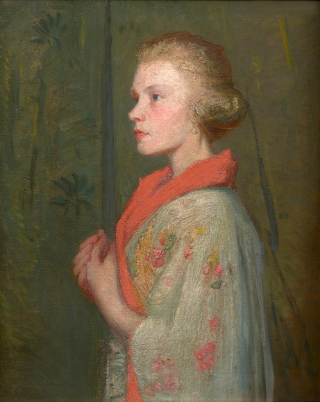 woman in an interior