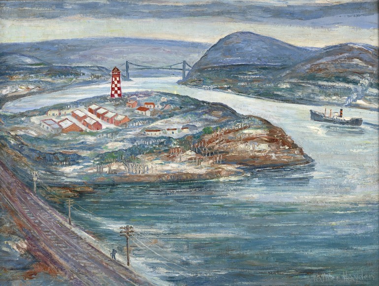 Palmer Hayden (1890-1973), Iona Island, circa 1934