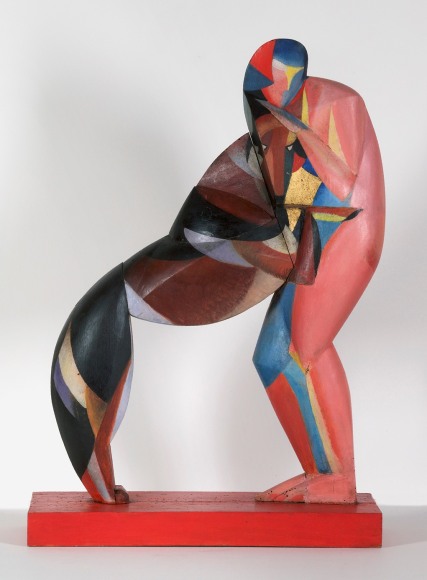 Cecil de Blaquiere Howard (1888-1956), Female Nude with Dog; The Wife of the Sculptor