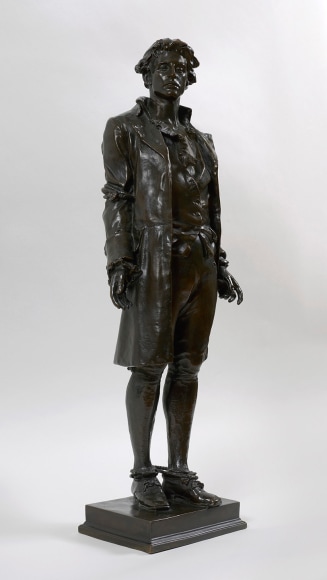 bronze of a man