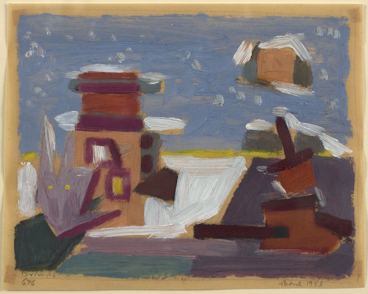 Werner Drewes (1899-1985), Untitled Abstract #676, 1953