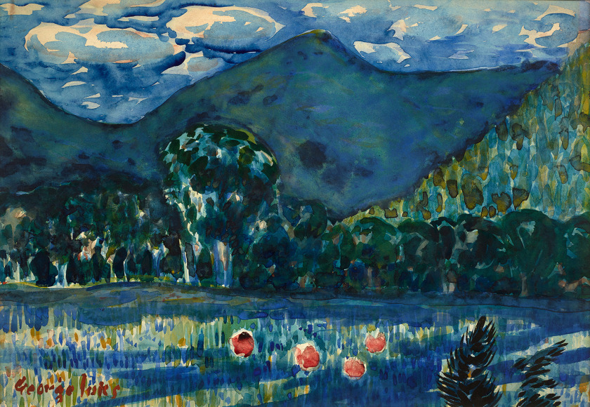 George Benjamin Luks (1867-1933), Noonmark, Adirondacks, circa 1925