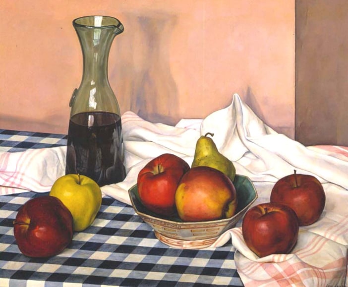 Luigi Lucioni (1900-1988), White with Variations, 1961