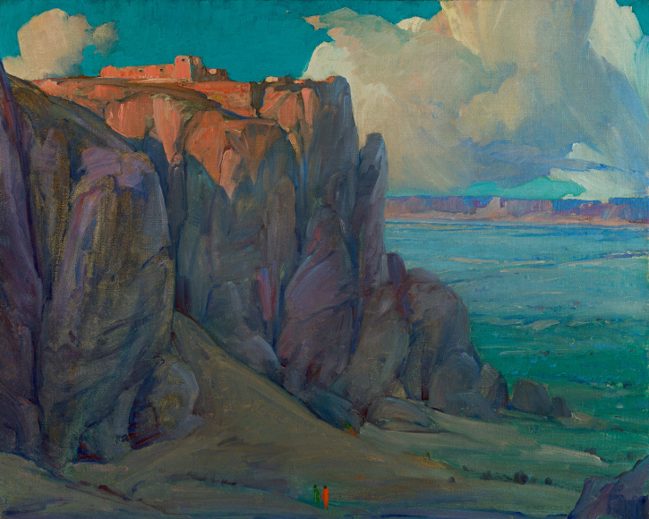 Gerald Cassidy (1879-1934), Acoma, the Cathedral of the Desert, New Mexico, 1924