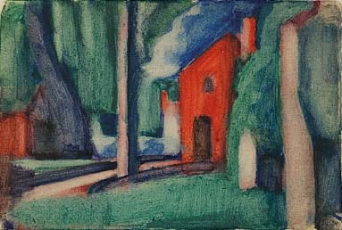 Oscar Bluemner (1867-1938), Bloomfield Lock, 1917