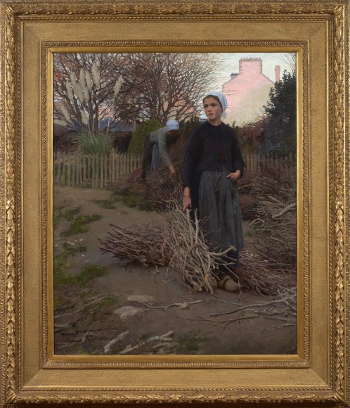 Edward Emerson Simmons (1852-1934), The End of the Yard,1883