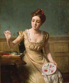 Seymour Joseph Guy (1824-1910), Needlepoint