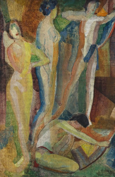Arthur Bowen Davies (1862&ndash;1928), Synchromy with Figures, circa 1916