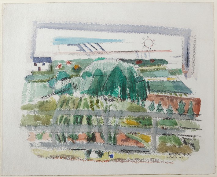 John Marin (1870-1953), Little Nursery, Rockleigh, New Jersey, 1925