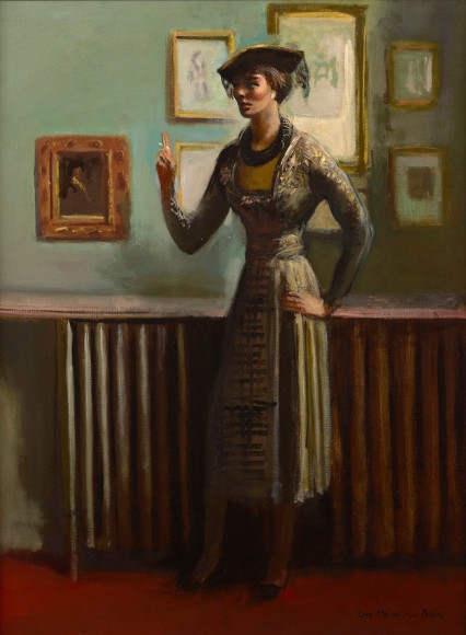 woman in an interior