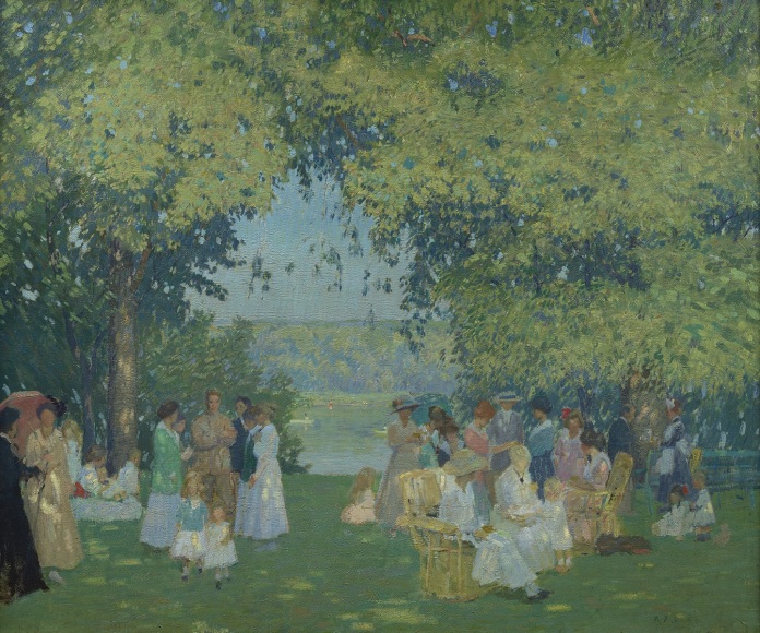 Rae Sloan Bredin (1880-1933), Lawn Fete, circa 1920
