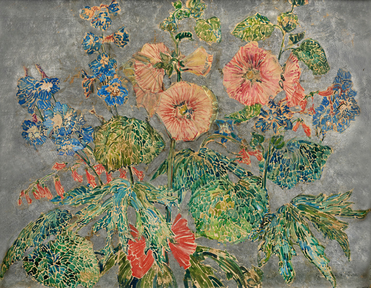 still life with flowers