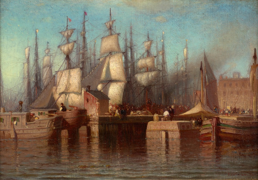 ships at dock