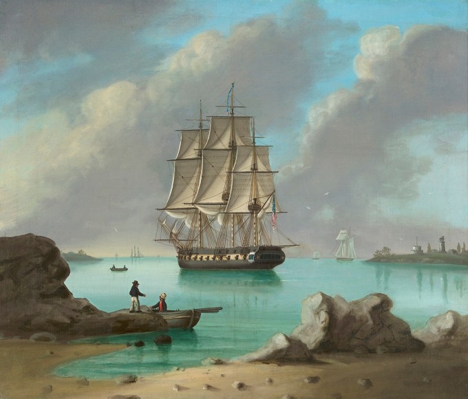 John Samuel Blunt (1798&ndash;1835), U.S. Frigate New Castle, New Hampshire, 1828