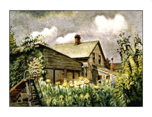 Charles Ephraim Burchfield (1893-1967)&nbsp;&nbsp; , August Morn, 1933-49&nbsp;