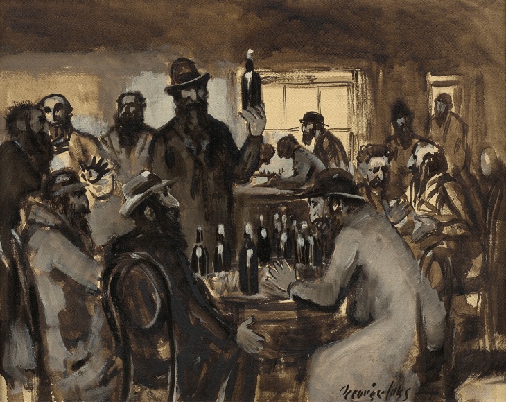 figures in an interior