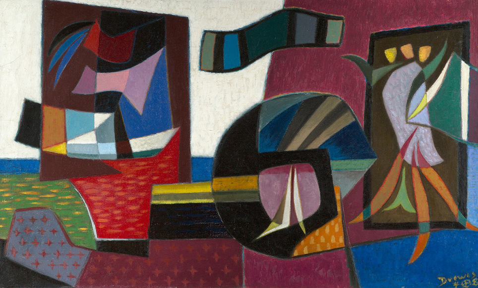 Werner Drewes (1899-1985), Strange Islands-Floating Continents, 1948