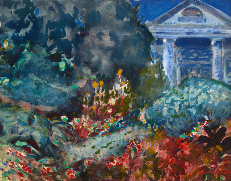 George Benjamin Luks (1867-1933), Fa&ccedil;ade, circa 1925