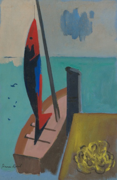 Herman Maril (1908-1986), Catch of the Day, 1964