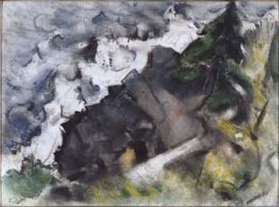 John Marin (1870-1953), Wave and Rock